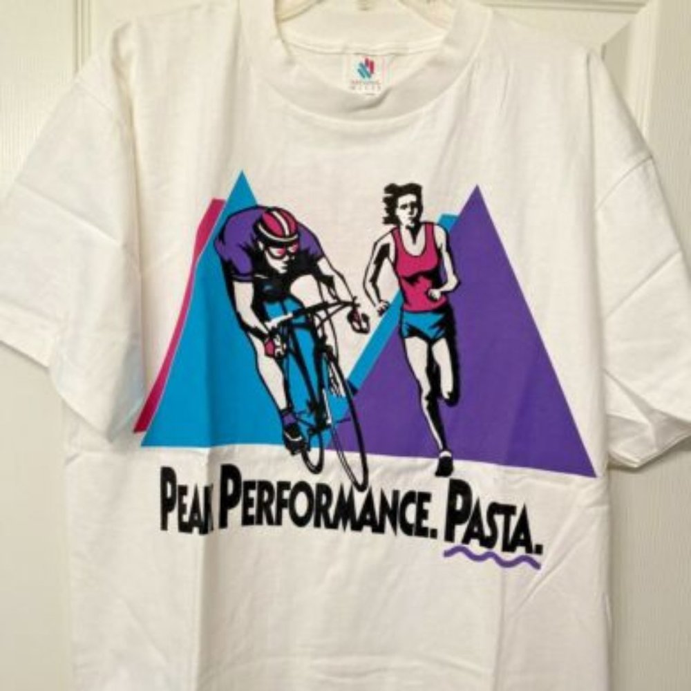 Borden Foods "Peak Performance Pasta" T-Shirt Size XL - NWOT